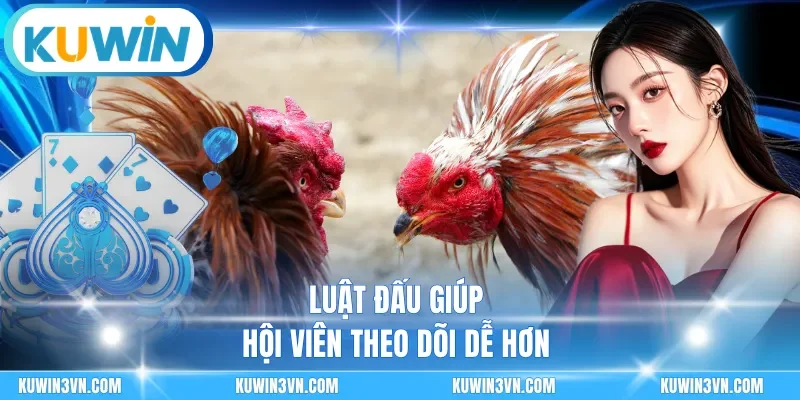 Luật đấu giúp hội viên theo dõi dễ hơn